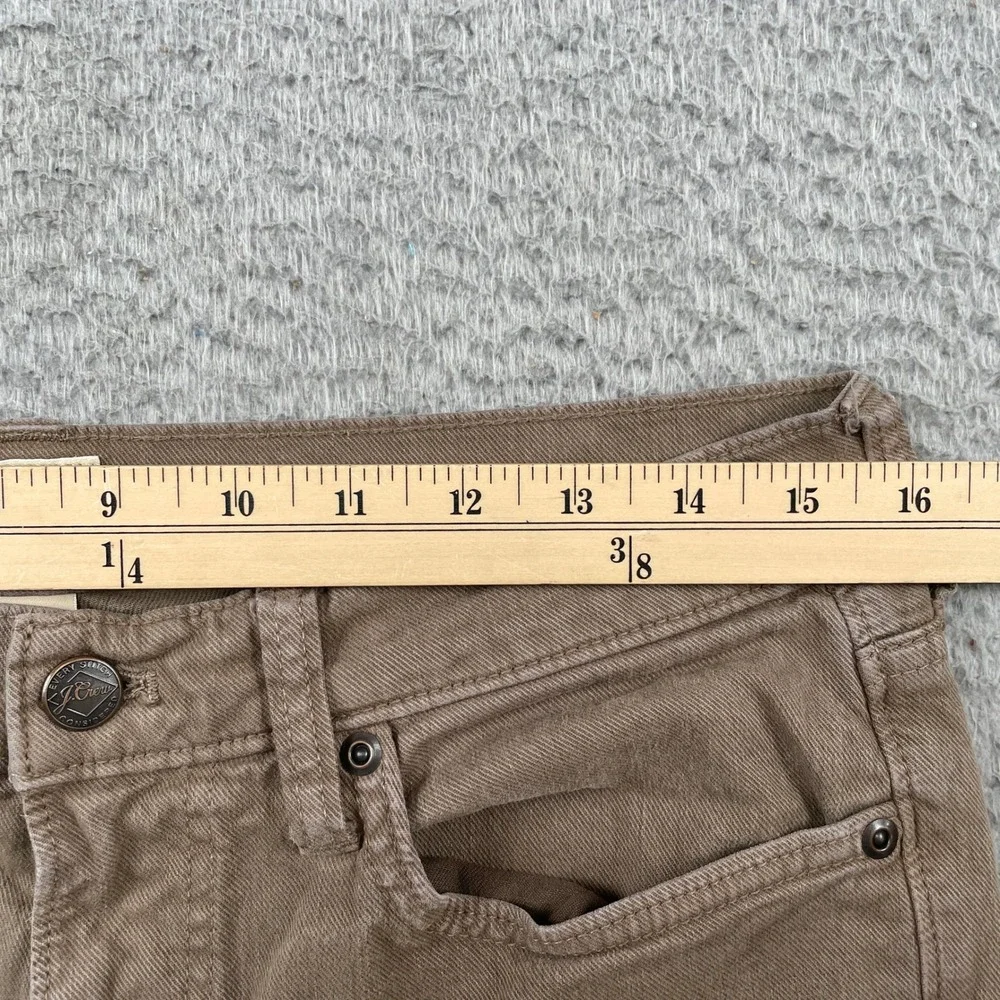 J. Crew Pants Mens 32x32 Brown 770 Straight Fit Stretch Cotton Twill Casual